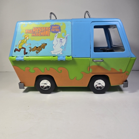 SCOOBY DOO Mystery Machine Van GHOST PATROL w/ Opening Hatch - Picture 1 of 12